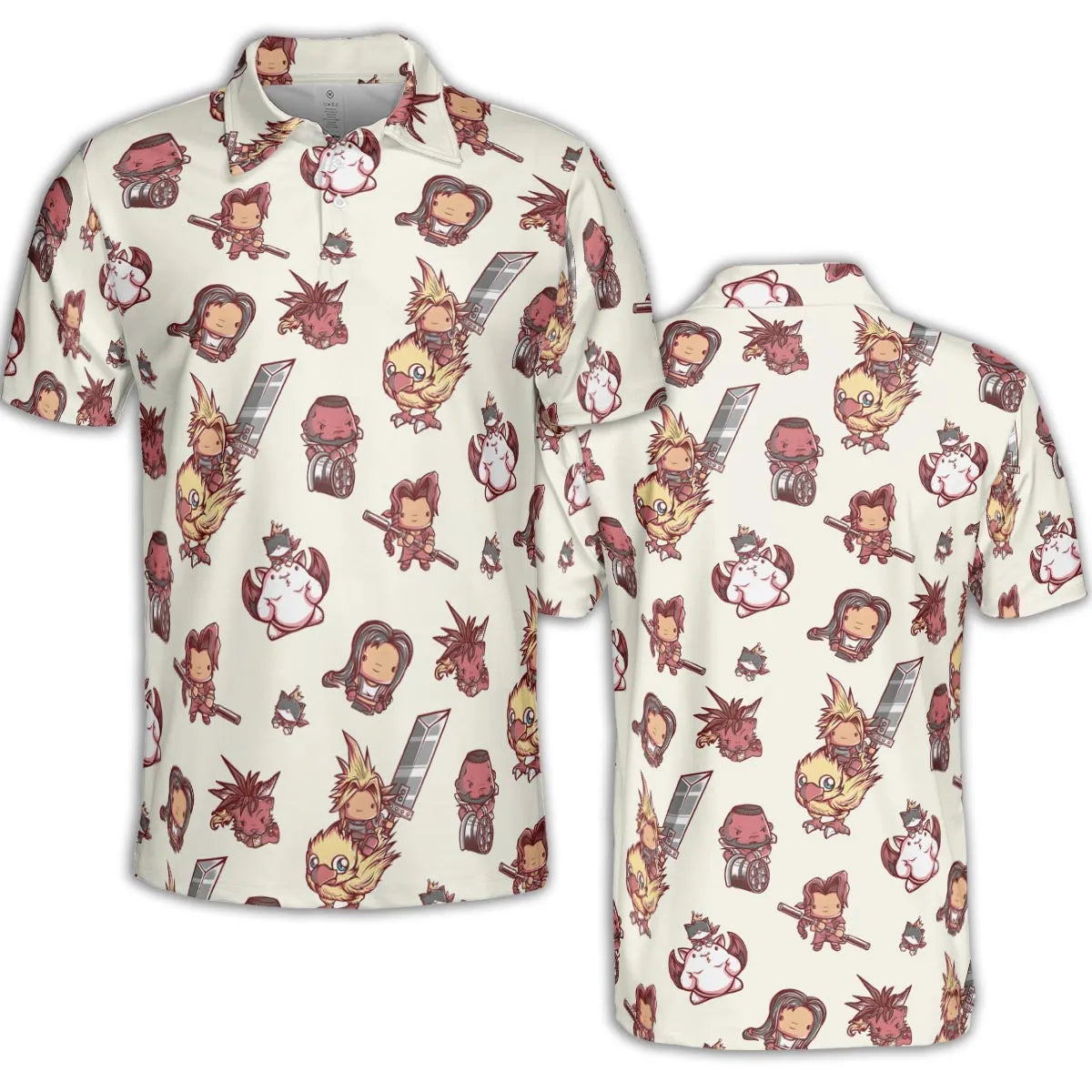 AOP Men/Women Polo Shirt - ZN8SBUUZ