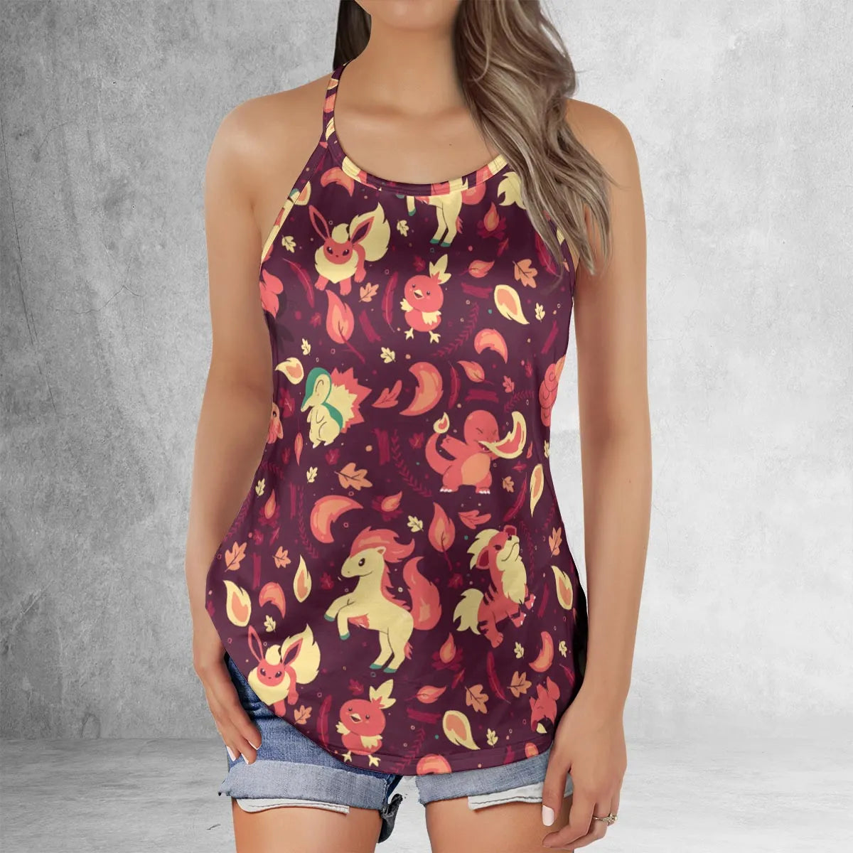 Criss Cross Tank Top - F5PFBZUH