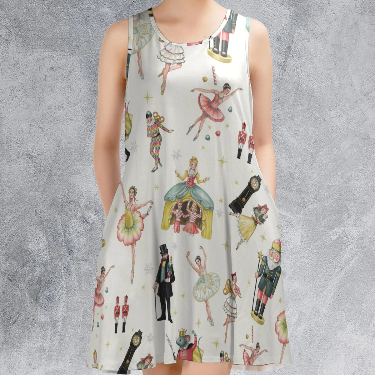 Sleeveless Dress - HEQJK6BN