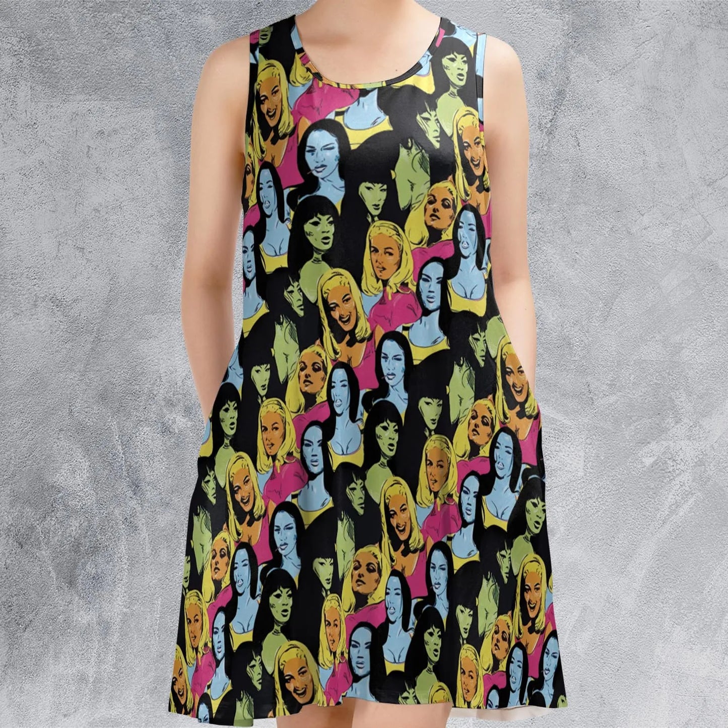 Sleeveless Dress - CZHUQXPU