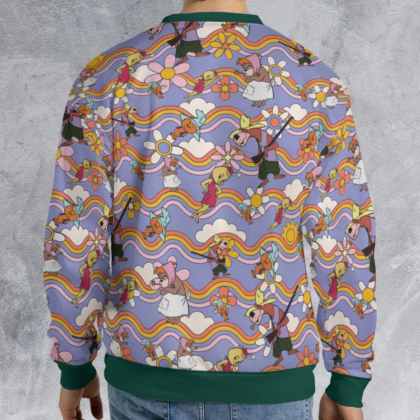 All-over Print Sweatshirt - TATVC7XQ