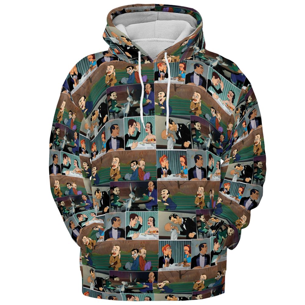 All-over Print Hoodie - JT6W46PW -  - 2