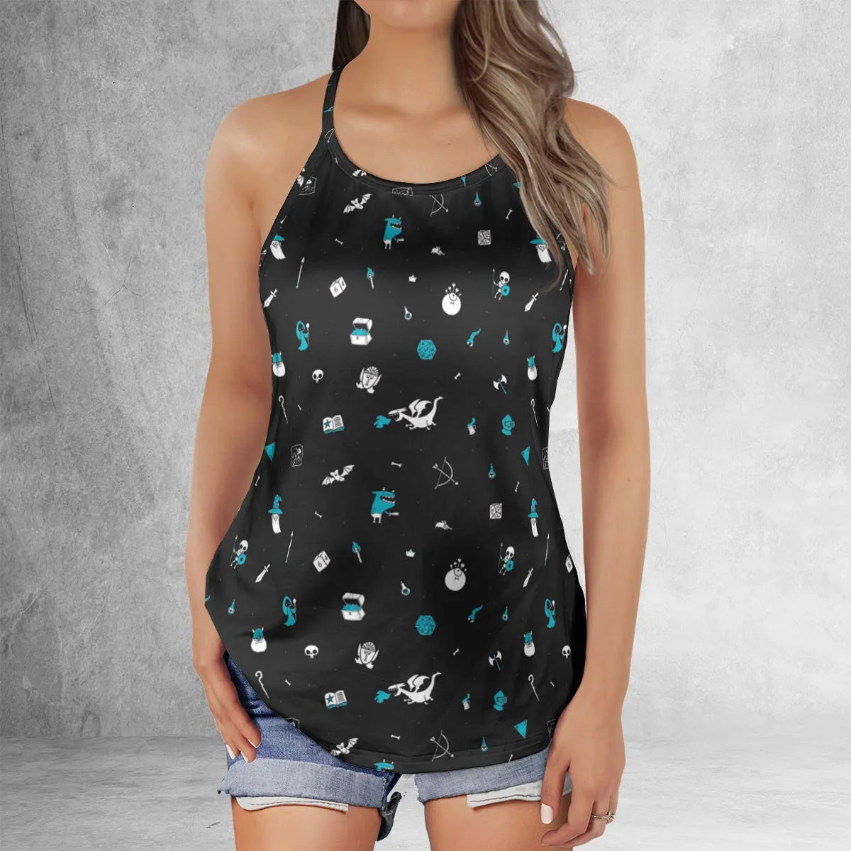 Criss Cross Tank Top - LXTAPN5A