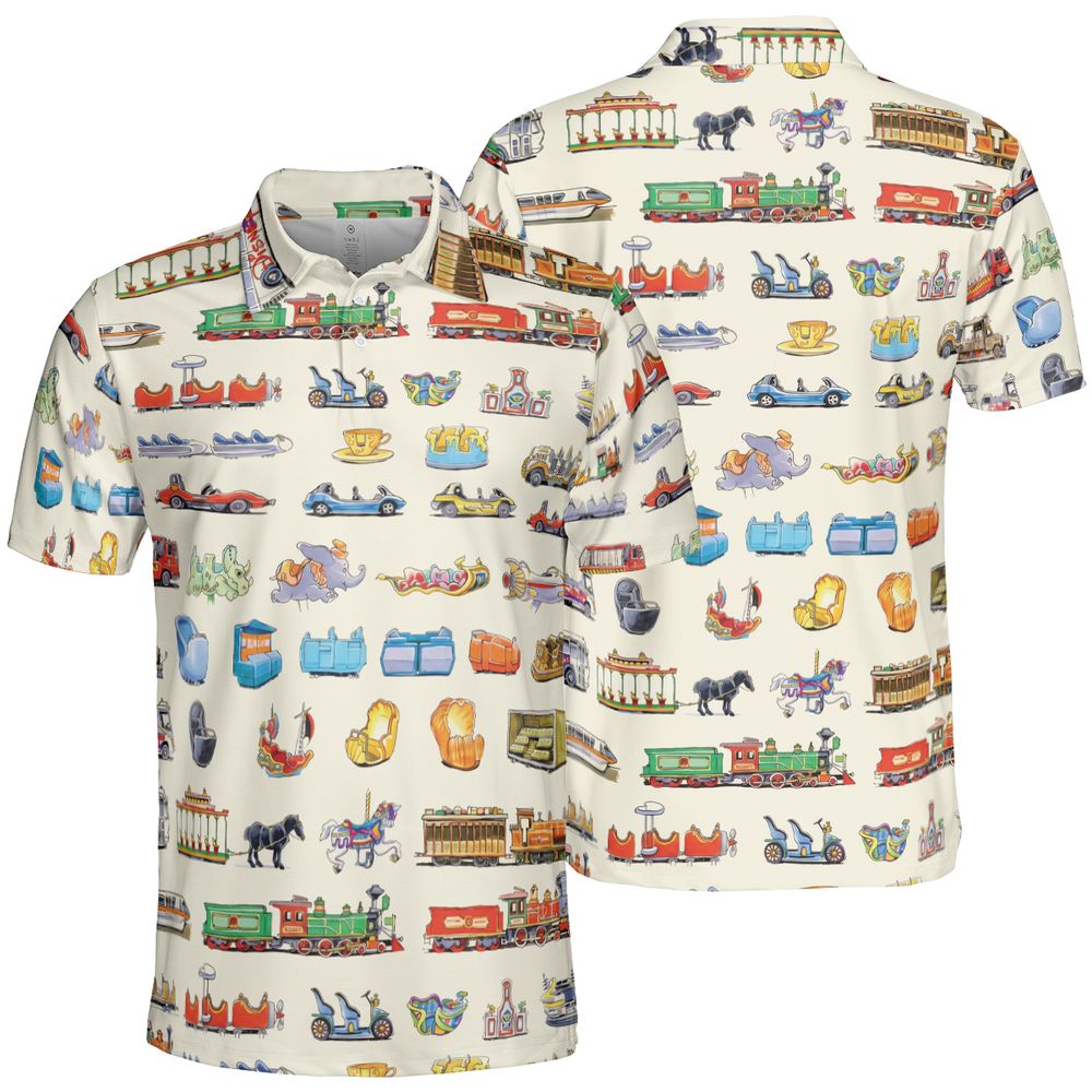 AOP Men/Women Polo Shirt - 6HVZ3WBM -  - 2
