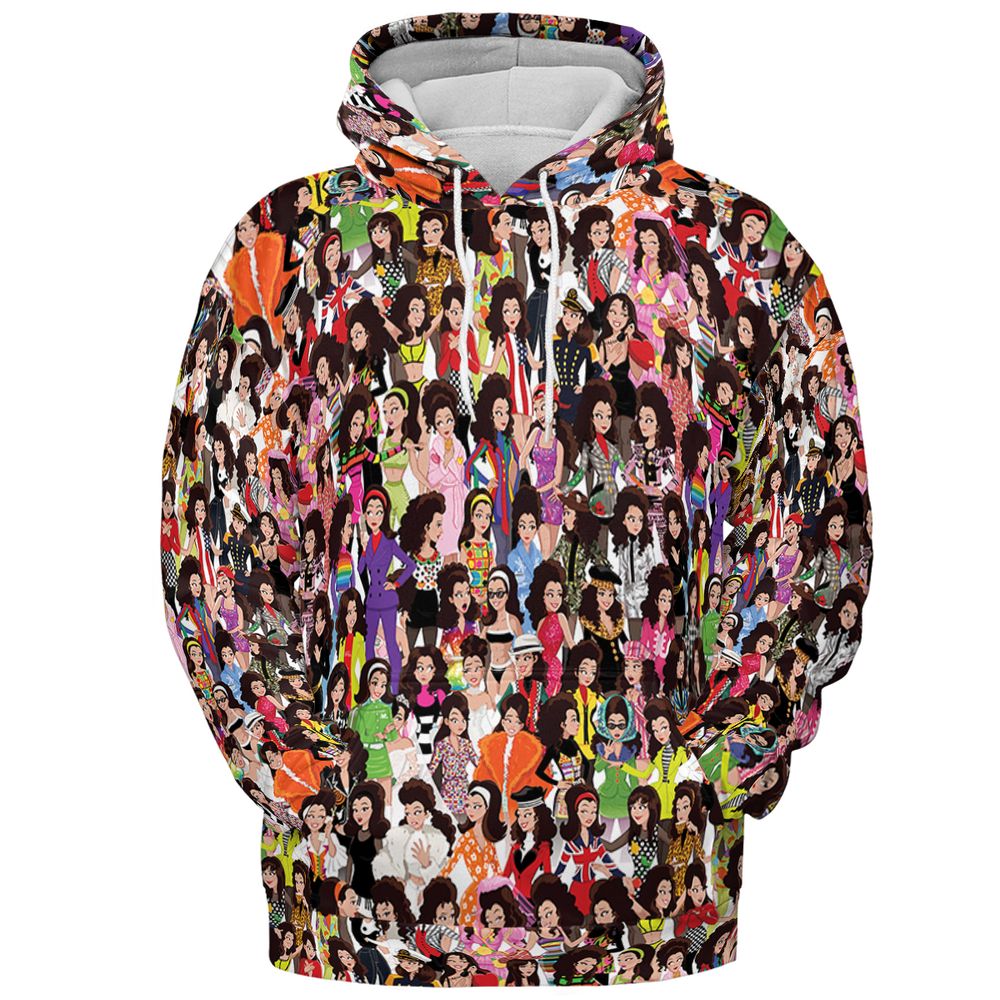 All-over Print Hoodie - WPBG17QG -  - 2