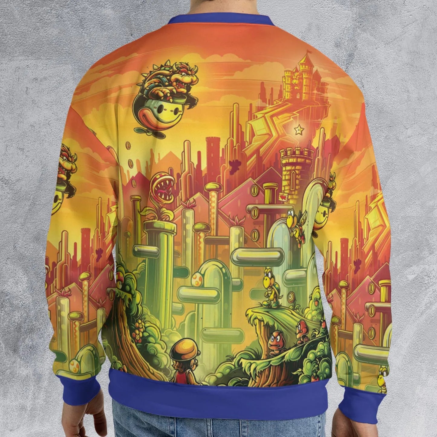 All-over Print Sweatshirt - 5PG7XQTL