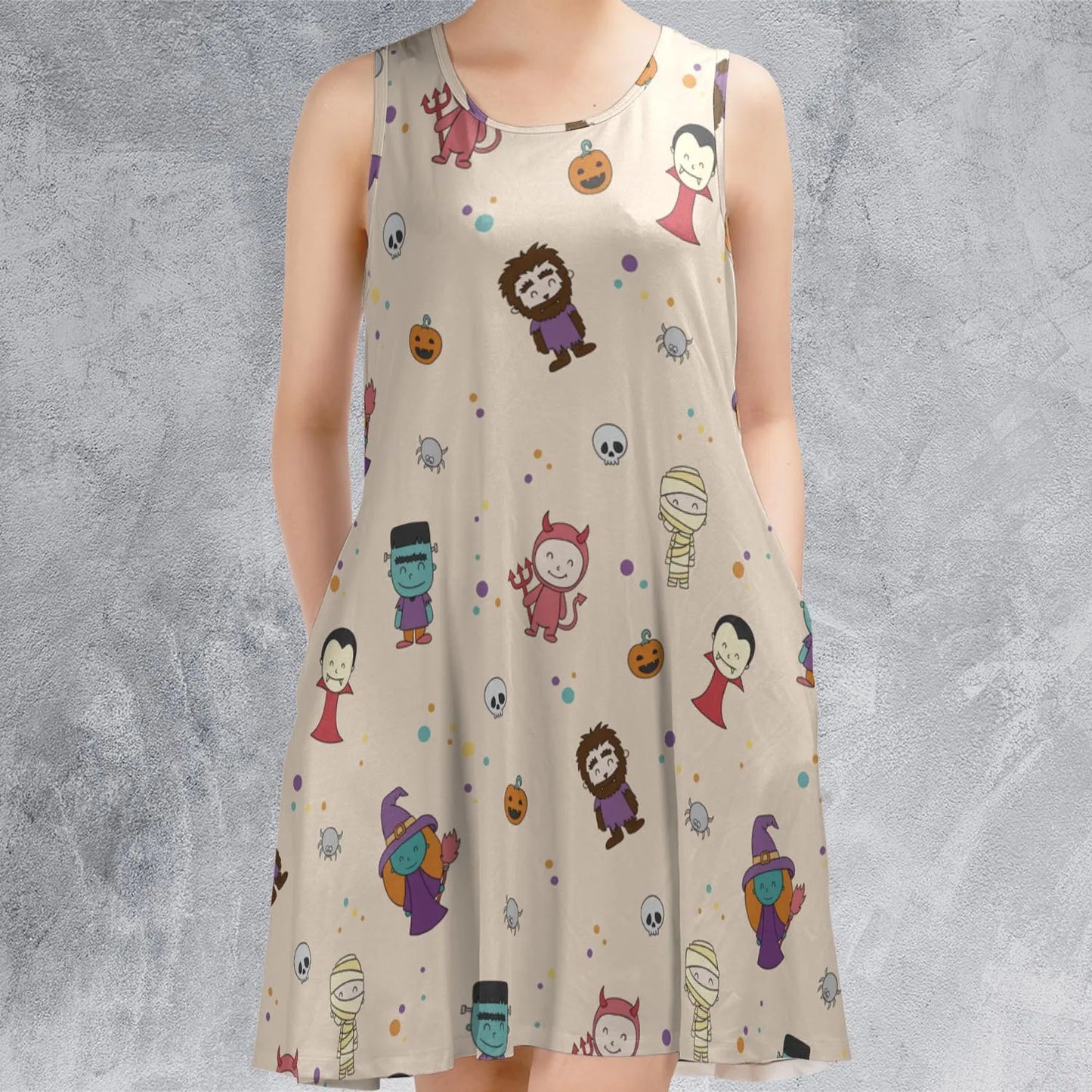 Sleeveless Dress - P1QTW3A5
