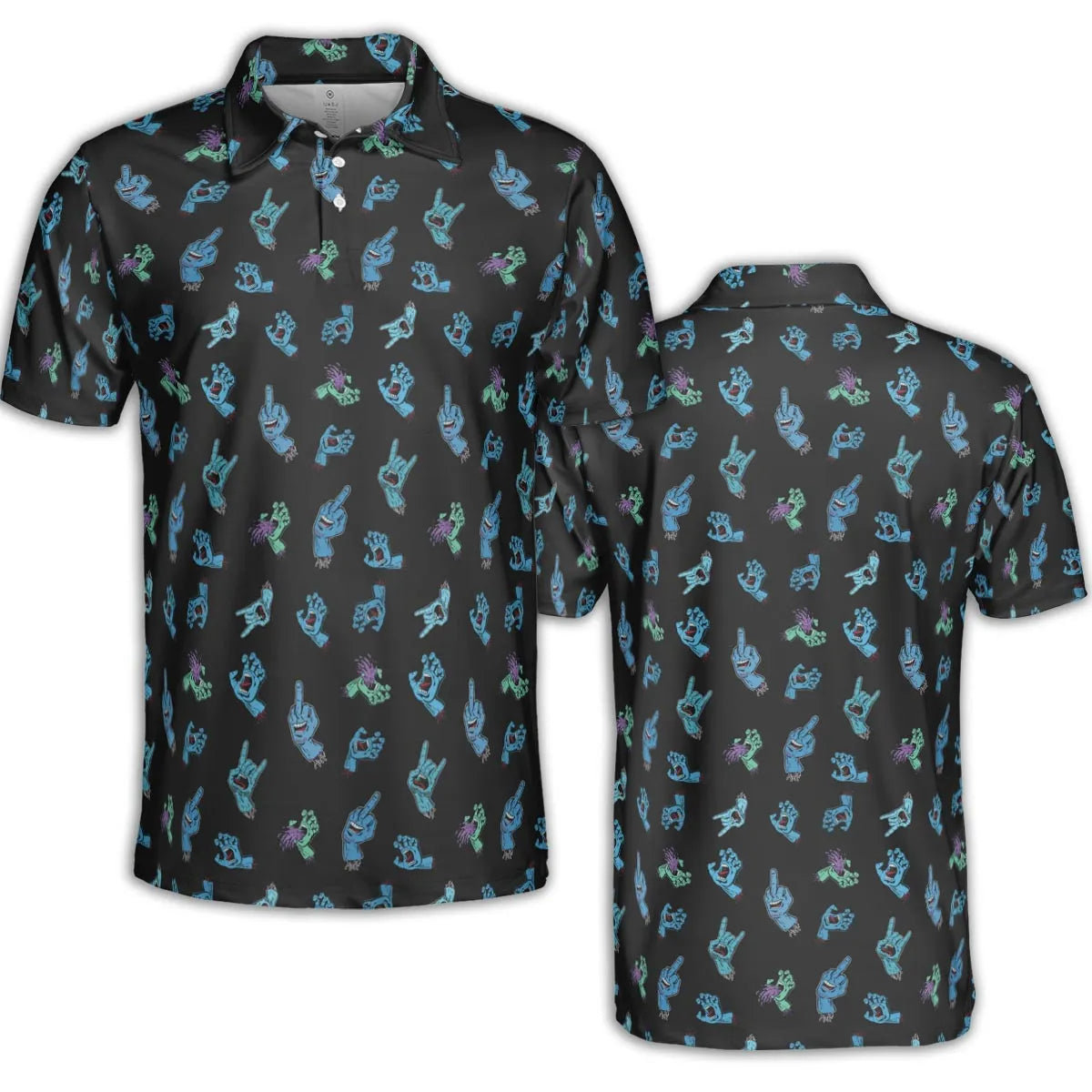 AOP Men/Women Polo Shirt - H9MQGK4N