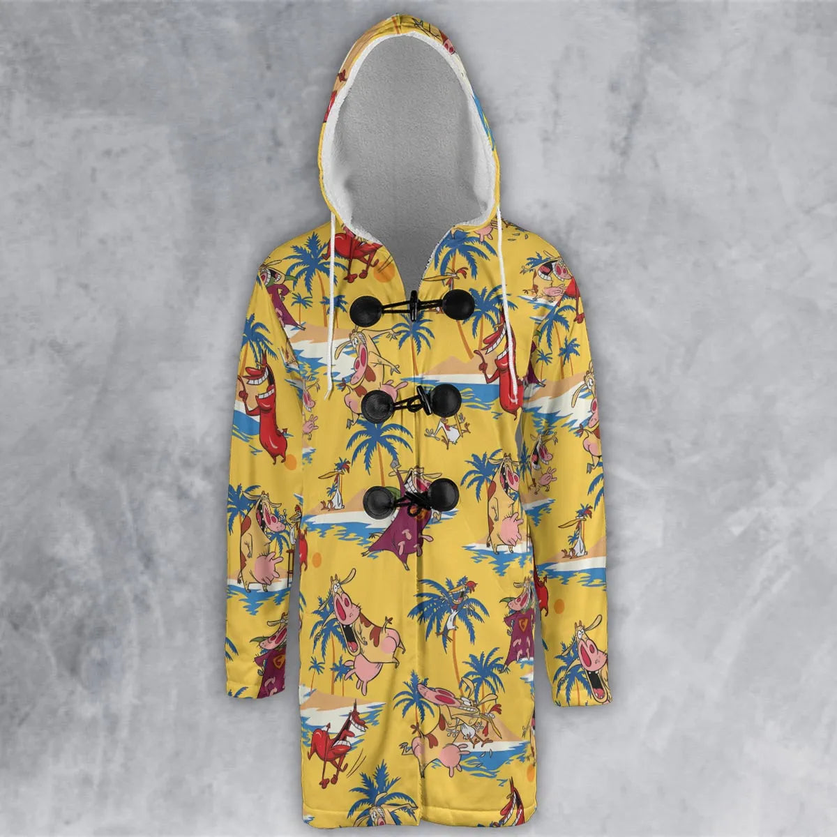 Hooded Cloak Coat - KGJDSUDJ