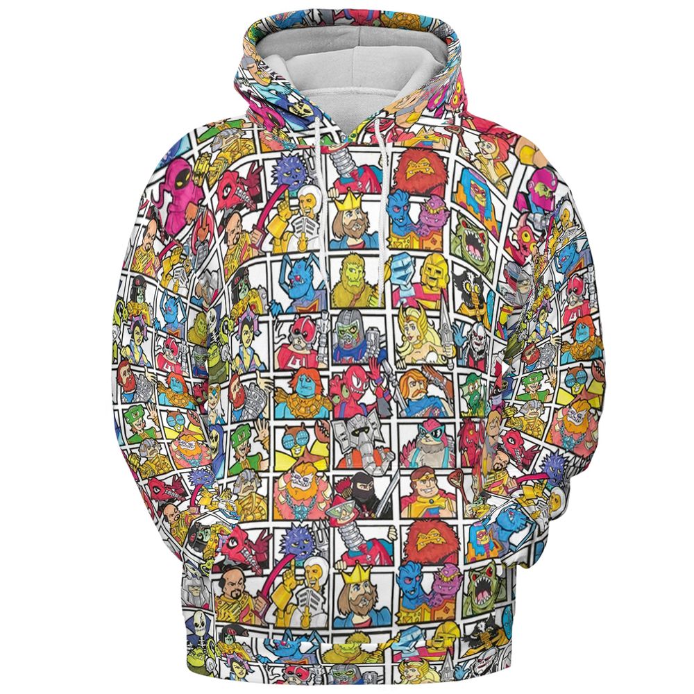 All-over Print Hoodie - GE54WMPR -  - 2