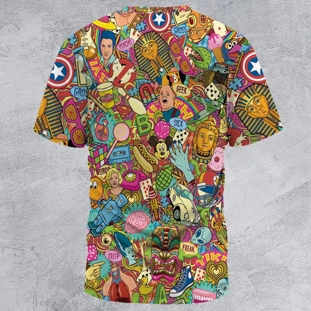 All-Over Print Unisex T-Shirt - QFDLLXUG