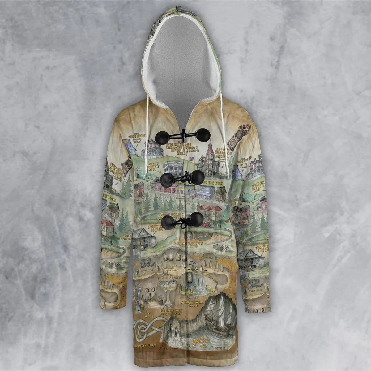 Hooded Cloak Coat - 6ZK8EAAG