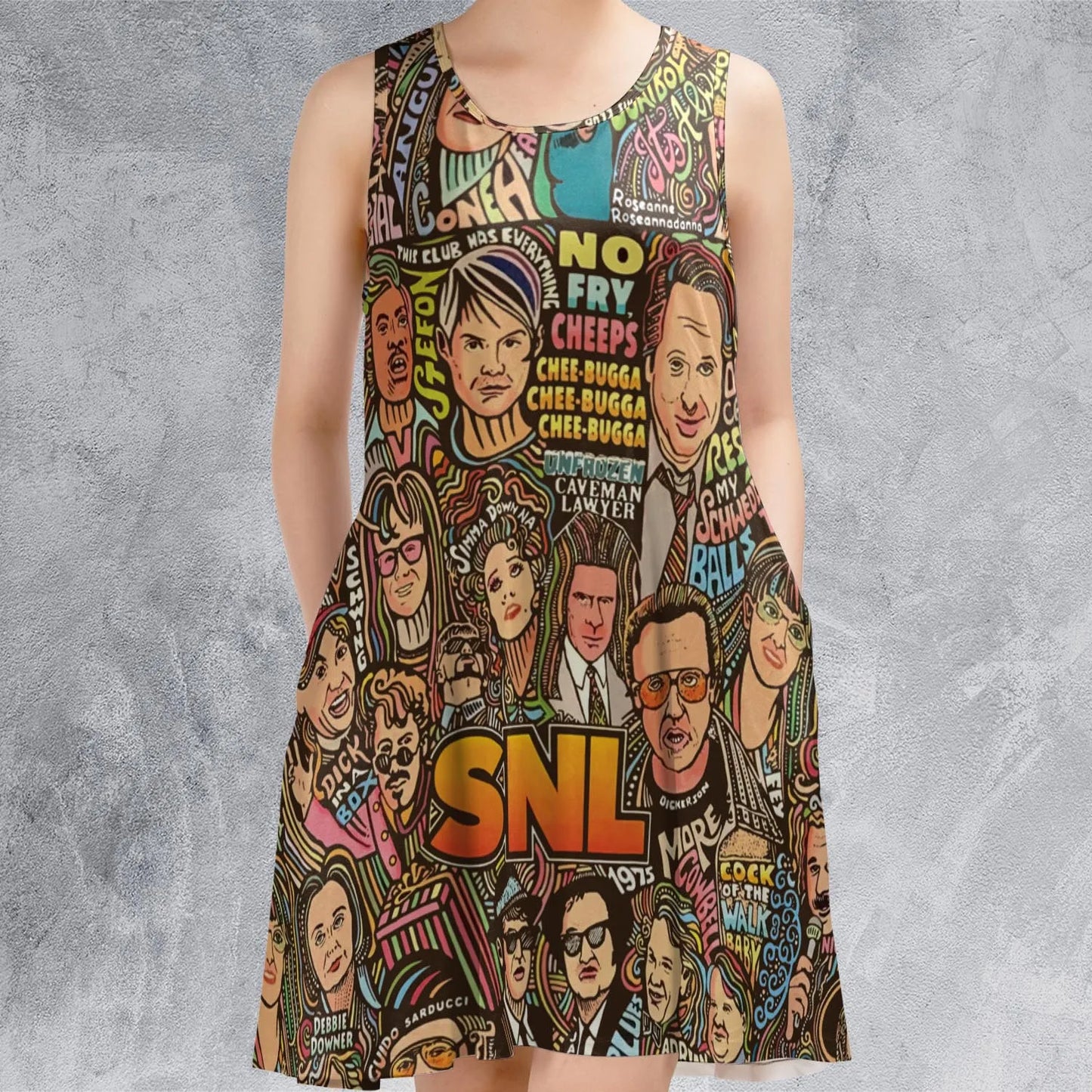 Sleeveless Dress - S5LNMSCE