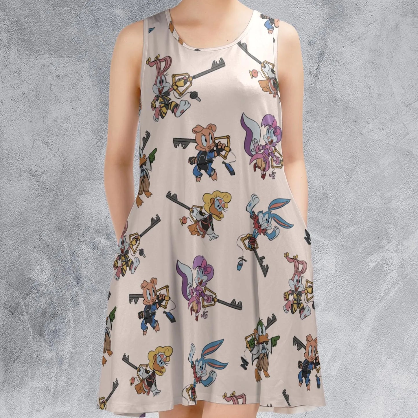 Sleeveless Dress - WH4PTY3D