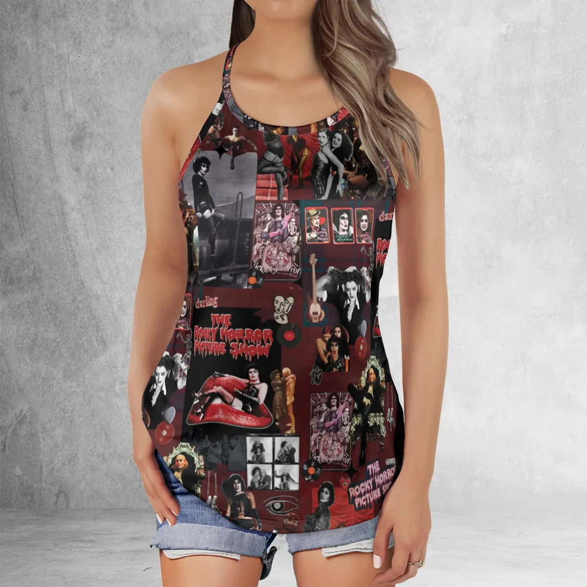 Criss Cross Tank Top - 9T8ALFXK