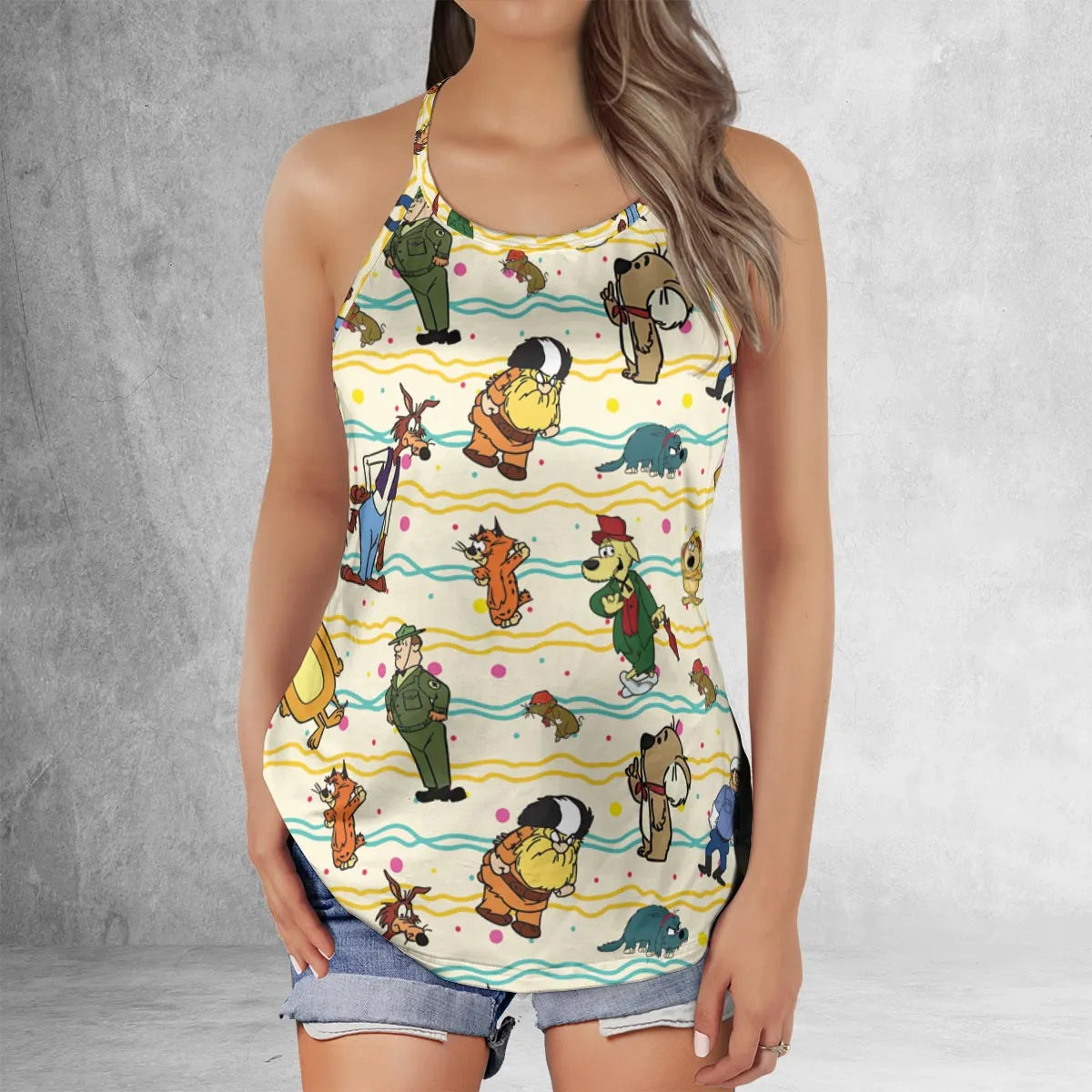 Criss Cross Tank Top - NCXR1ZEZ
