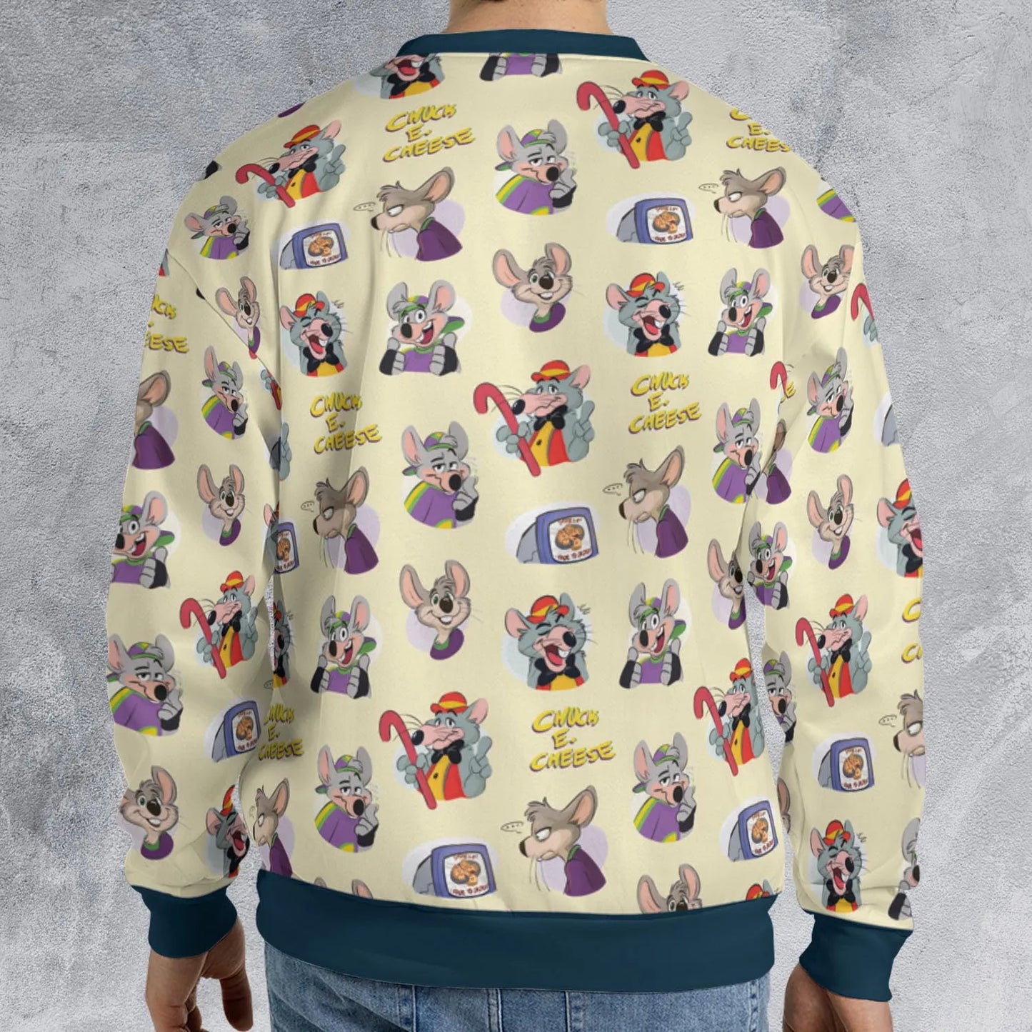All-over Print Sweatshirt - D3DSFCFJ