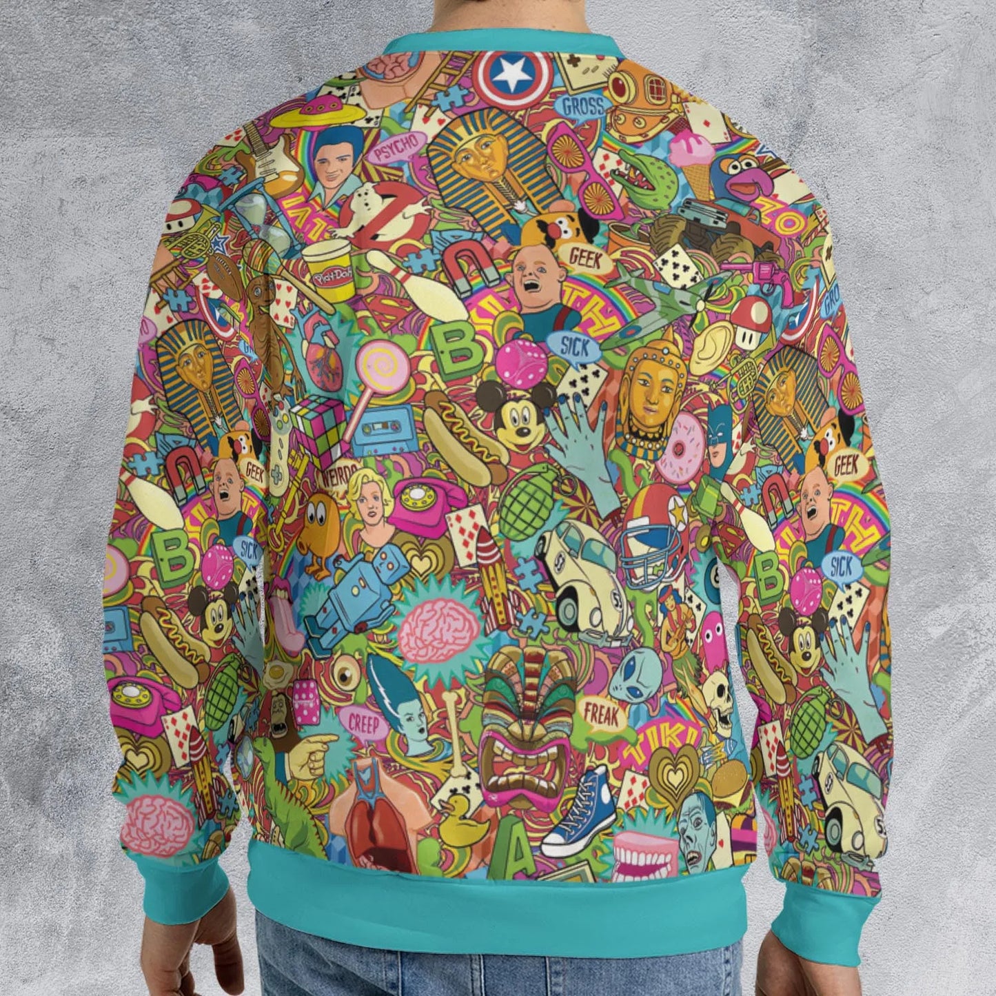 All-over Print Sweatshirt - 4SJ285JX