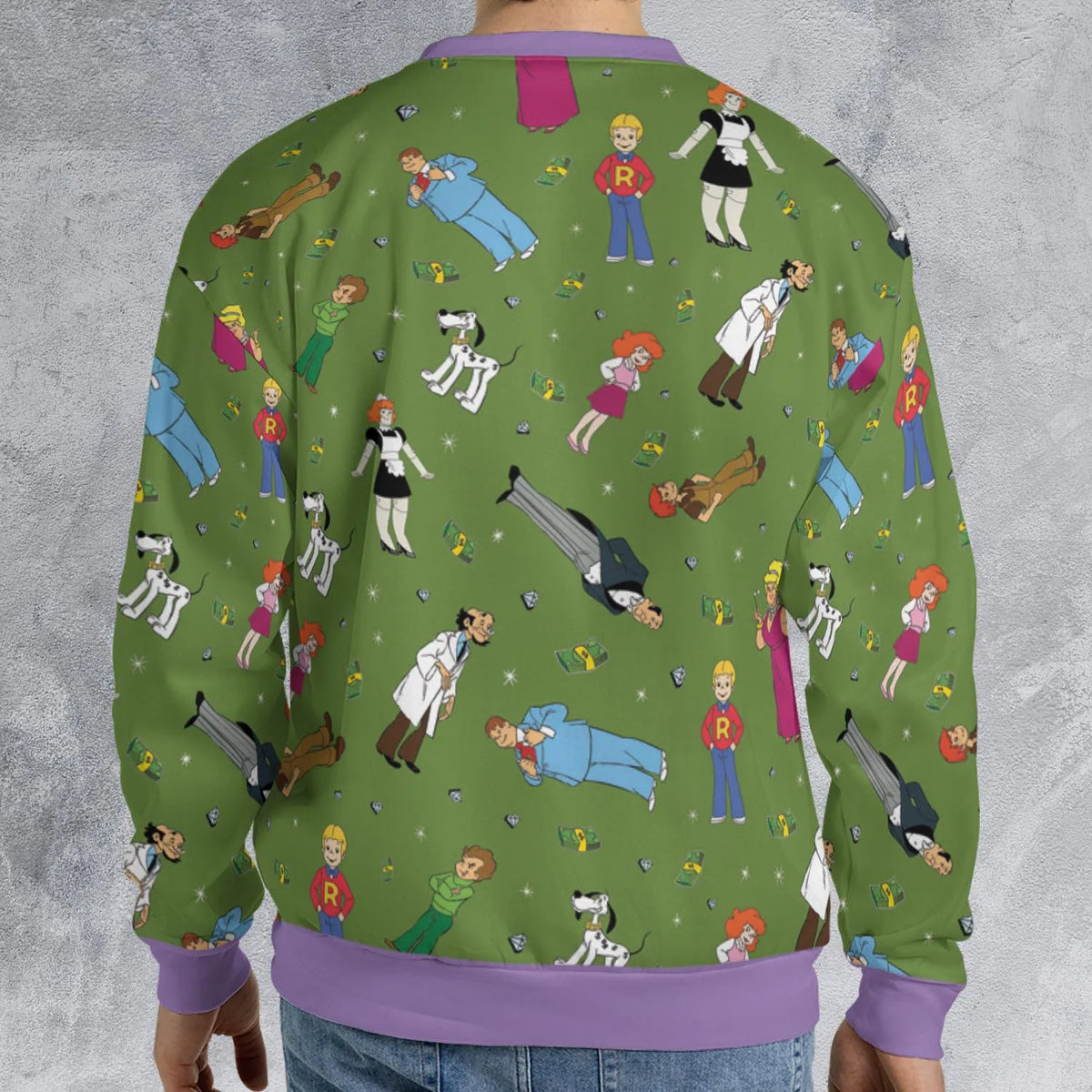 All-over Print Sweatshirt - Z89JV14D