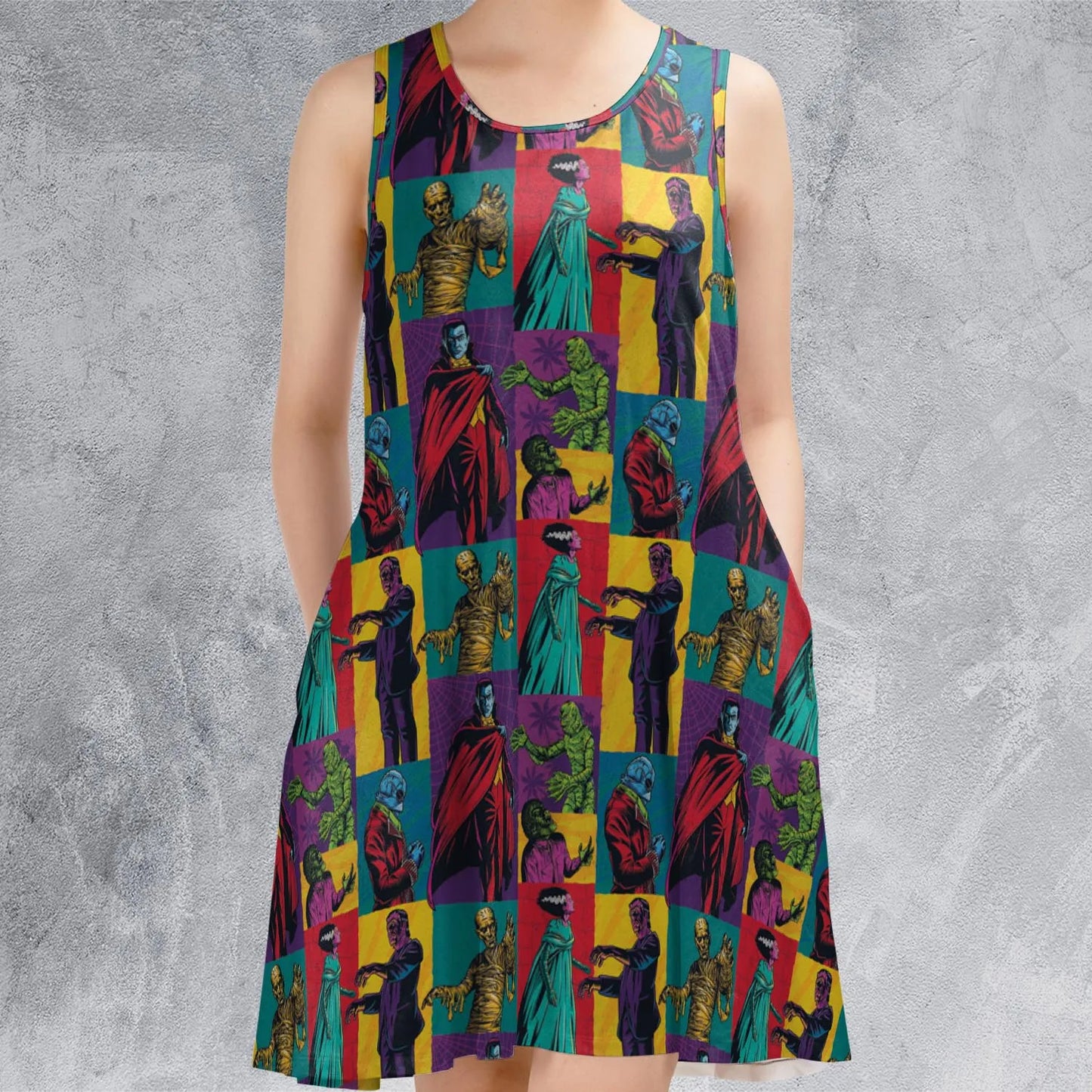 Sleeveless Dress - HBJ3Q72U