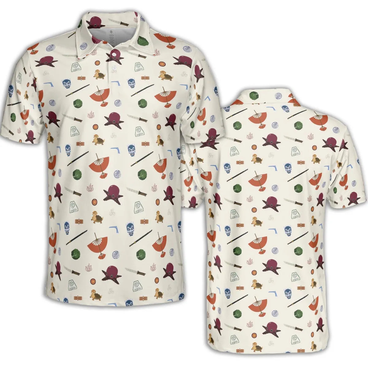 AOP Men/Women Polo Shirt - VA5C1WNJ
