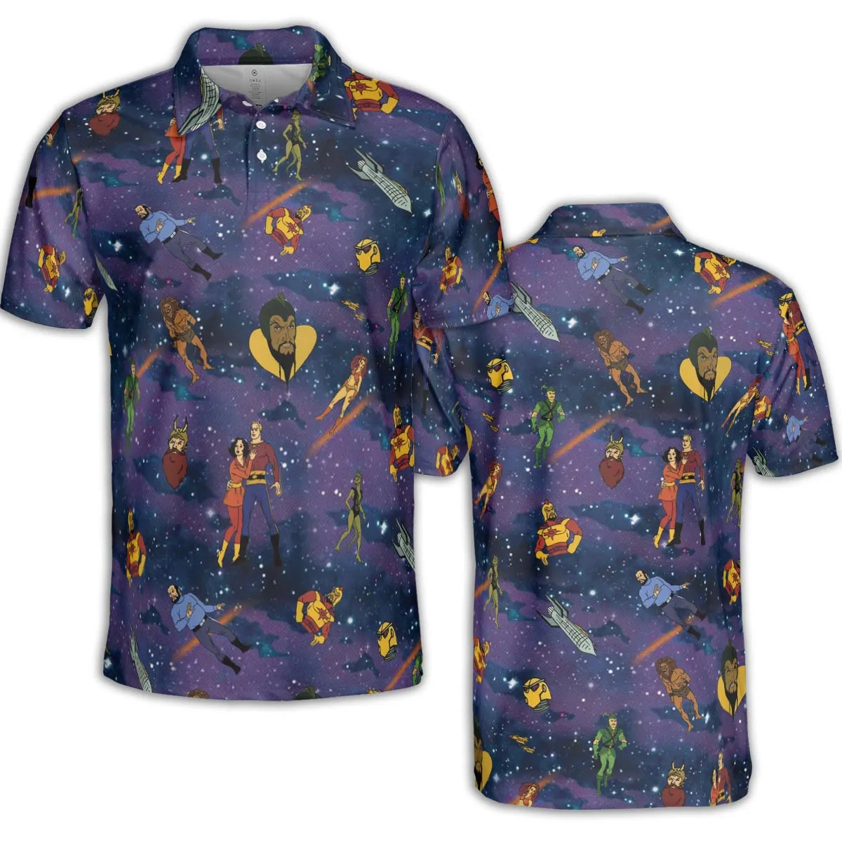 AOP Men/Women Polo Shirt - DEY7QNTV