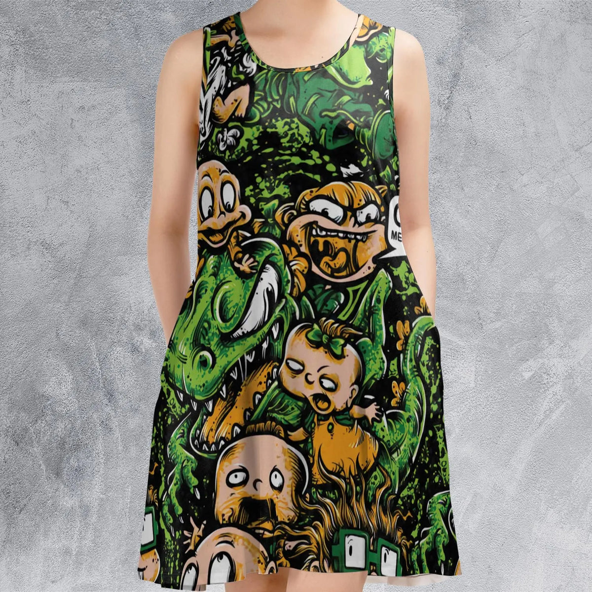 Sleeveless Dress - J7W6ZVJY