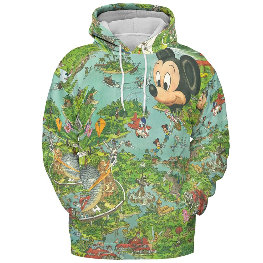 All-over Print Hoodie -  - 2