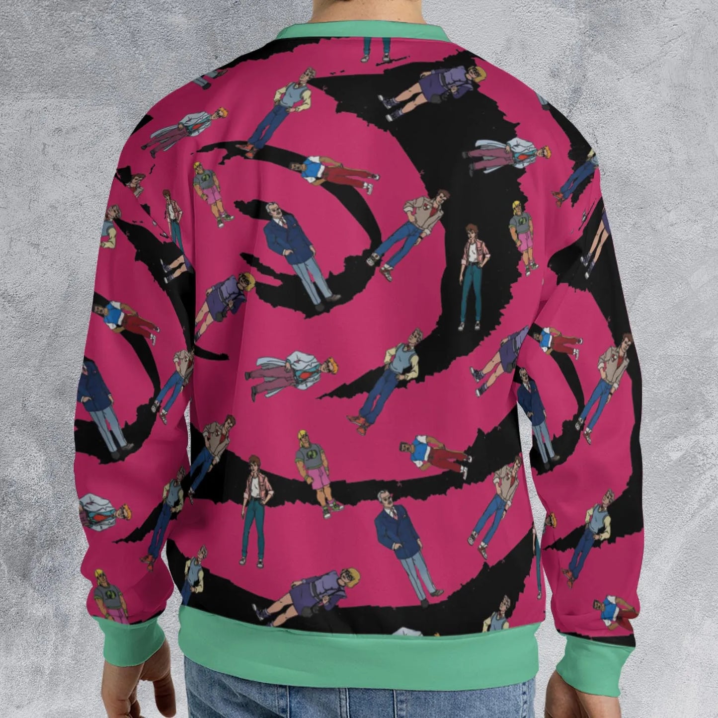 All-over Print Sweatshirt - BYBNK76Q