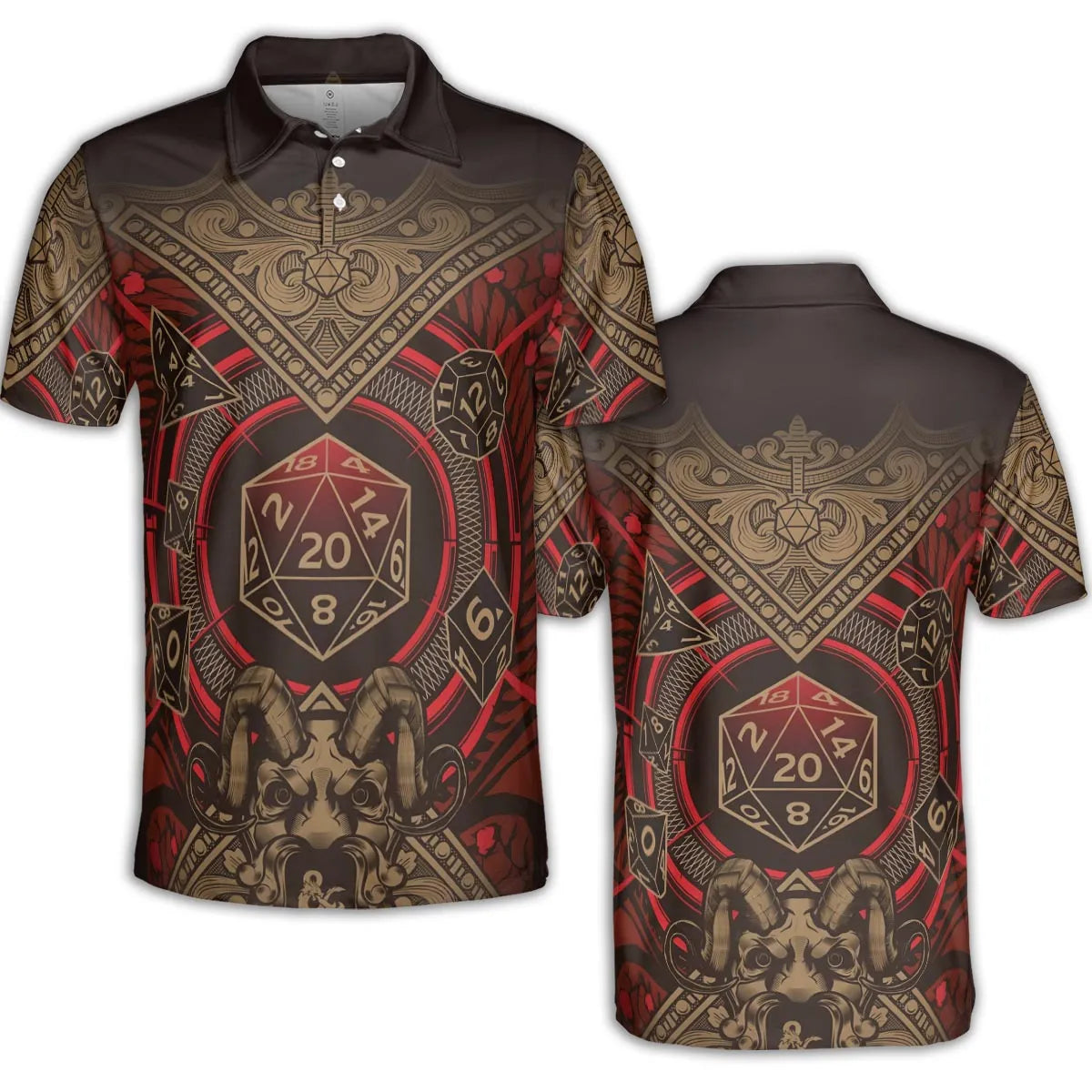AOP Men/Women Polo Shirt - X4WJ6X4J