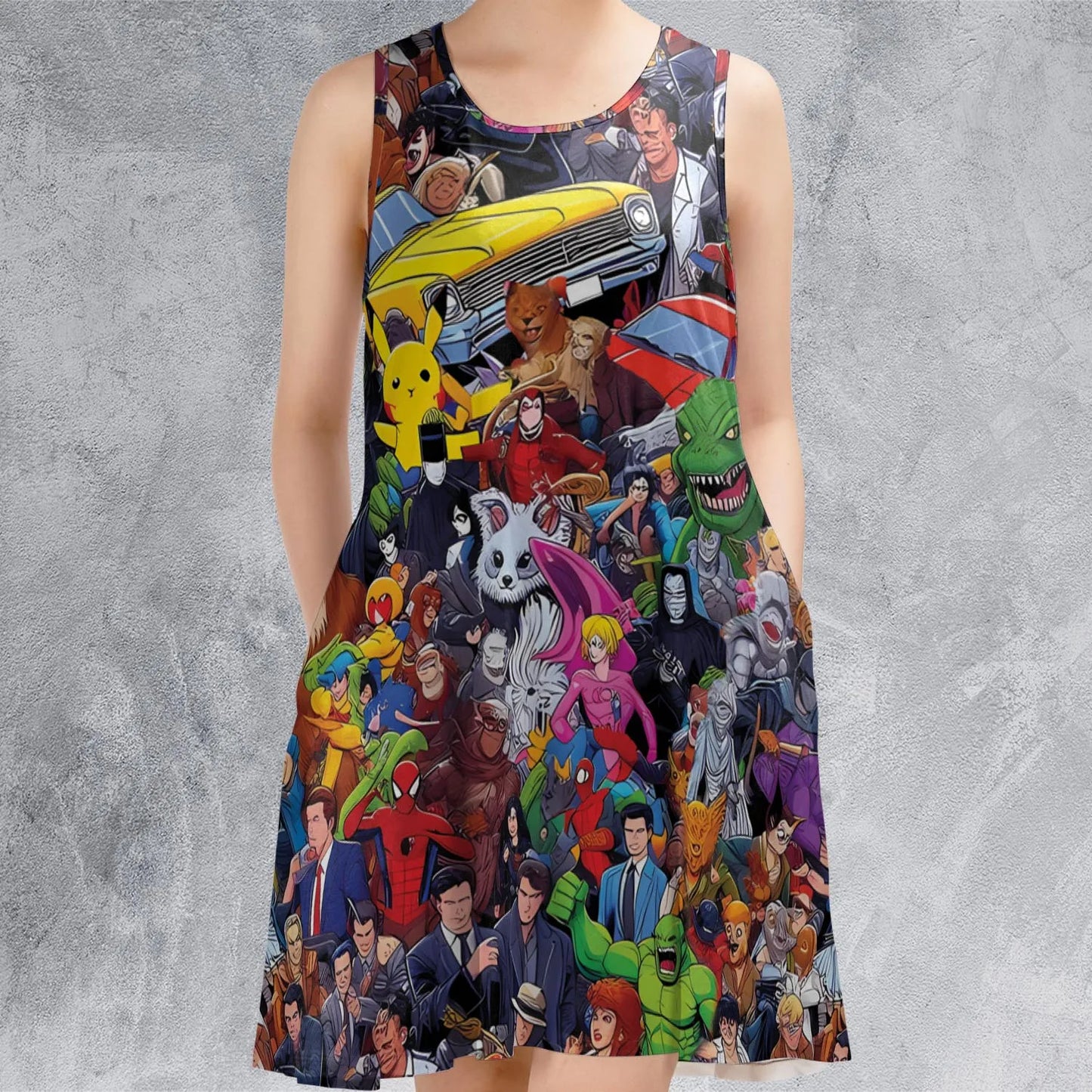 Sleeveless Dress - T6AEYZSR
