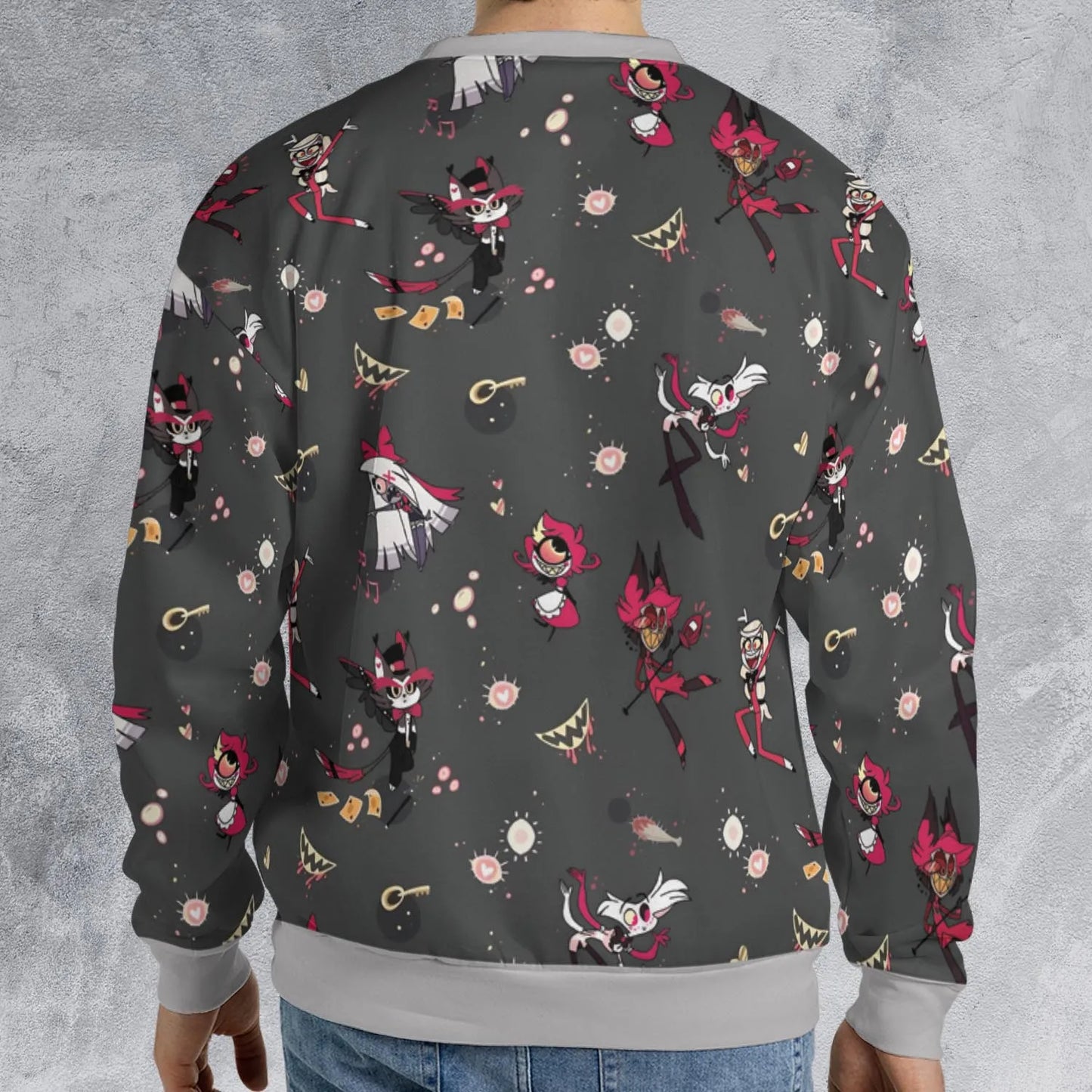 All-over Print Sweatshirt - 5HUJPQKD