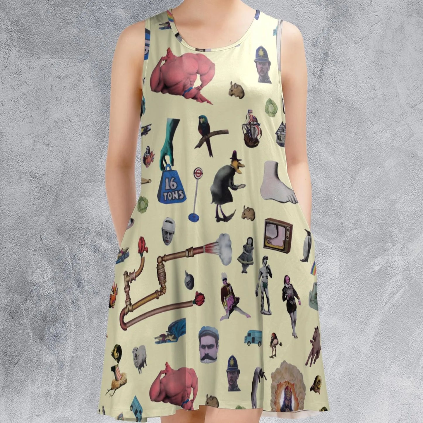 Sleeveless Dress - V11APVFS