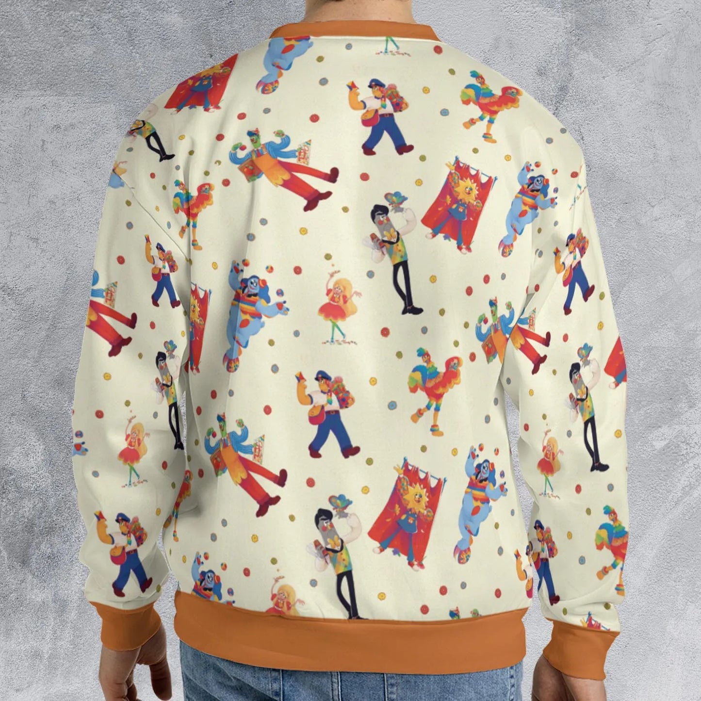 All-over Print Sweatshirt - XT9ZF6VH