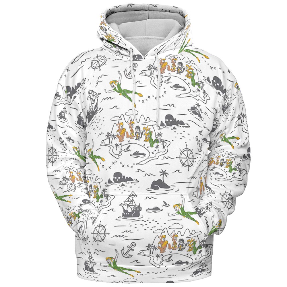 All-over Print Hoodie - BDJ725X6 -  - 2