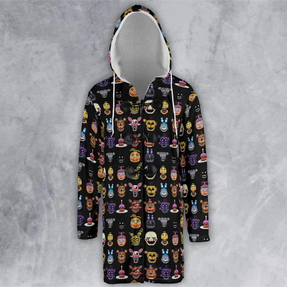 Hooded Cloak Coat - 8CR42166