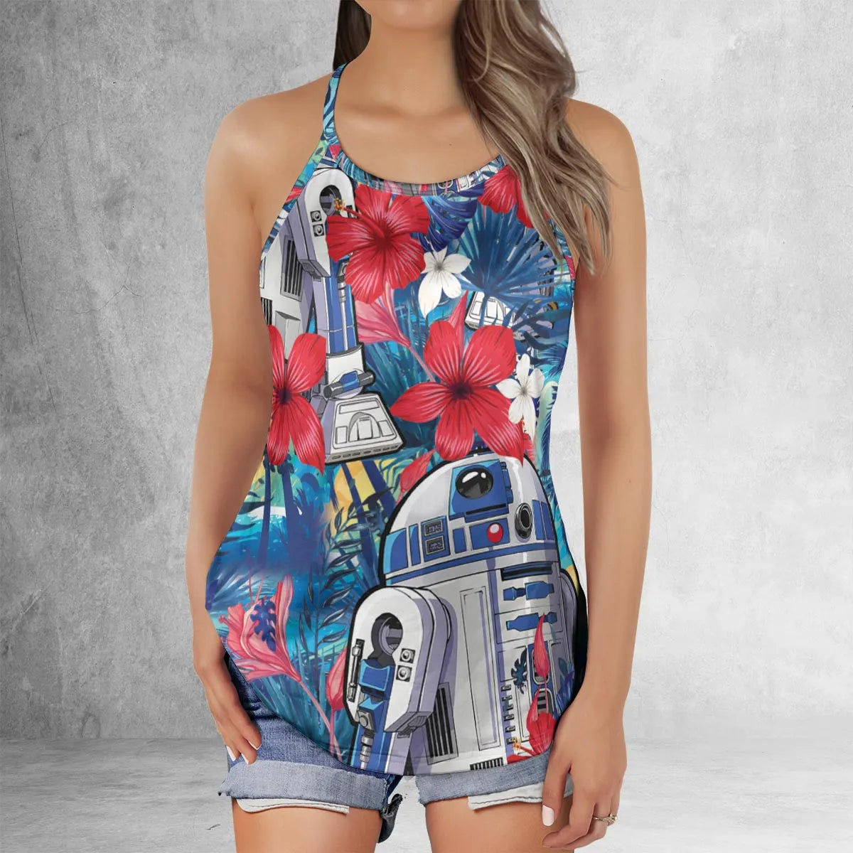 Criss Cross Tank Top - 7ZEKVFP2