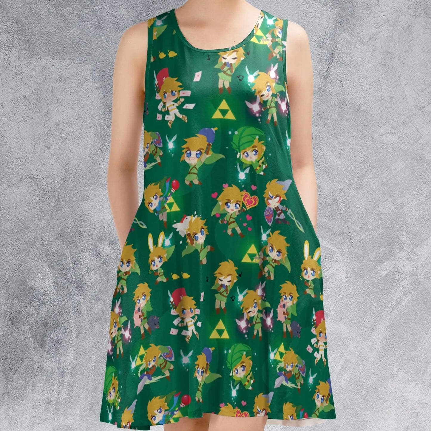 Sleeveless Dress - K42B6HZ3