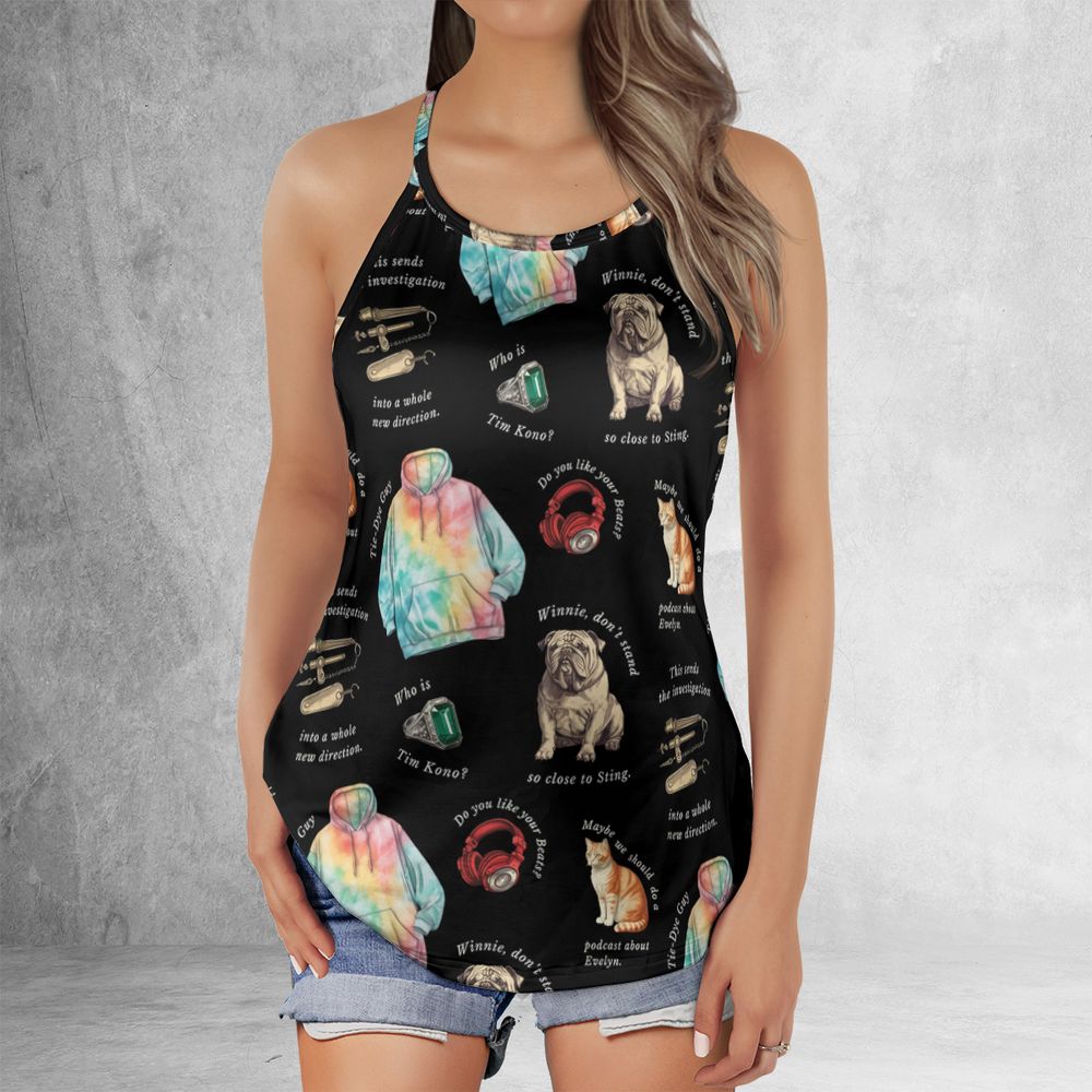 Criss Cross Tank Top - TAV31RCZ -  - 2