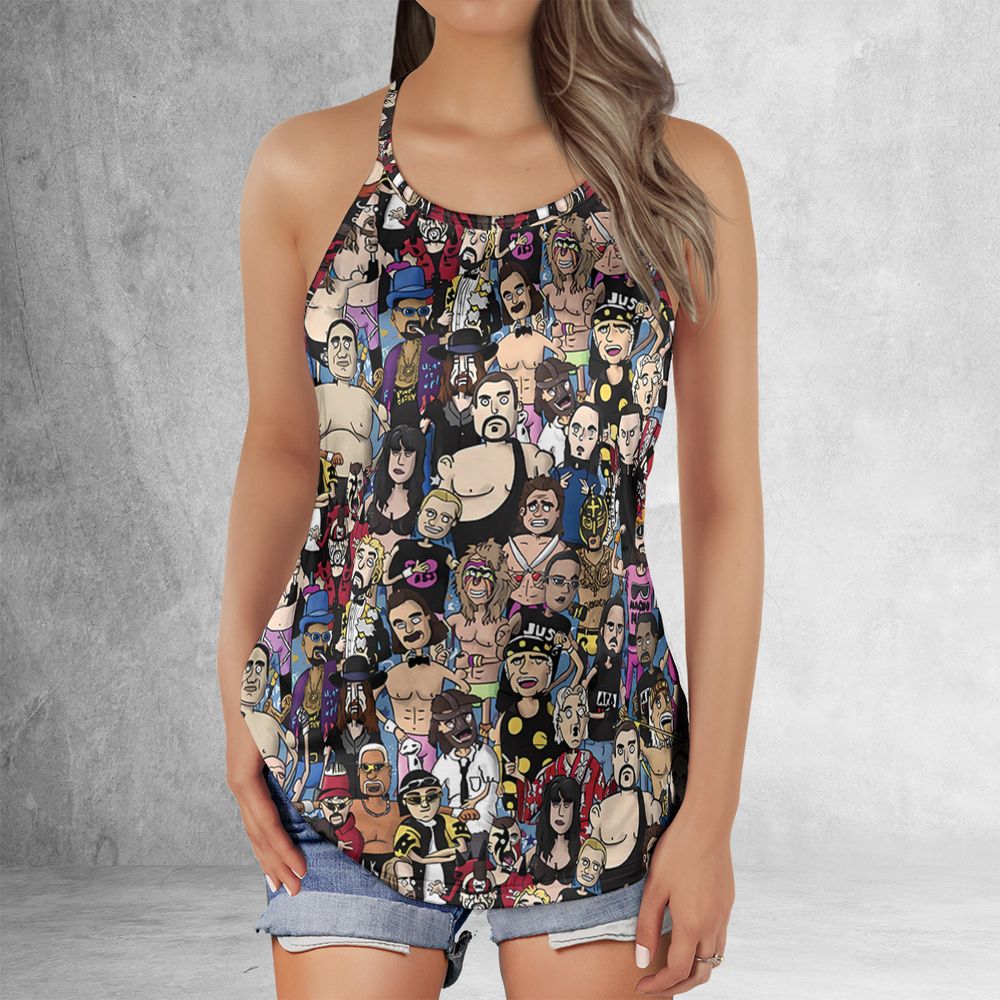 Criss Cross Tank Top - SPFUNP9W -  - 2