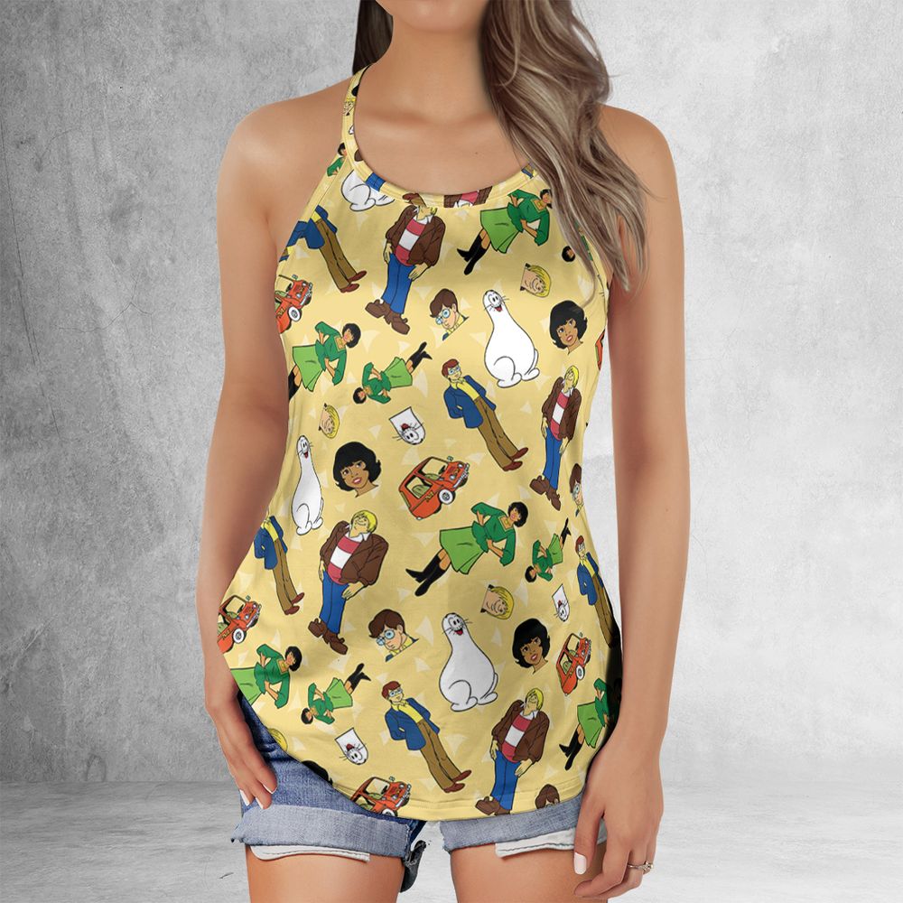 Criss Cross Tank Top - E3WAD5TC -  - 2