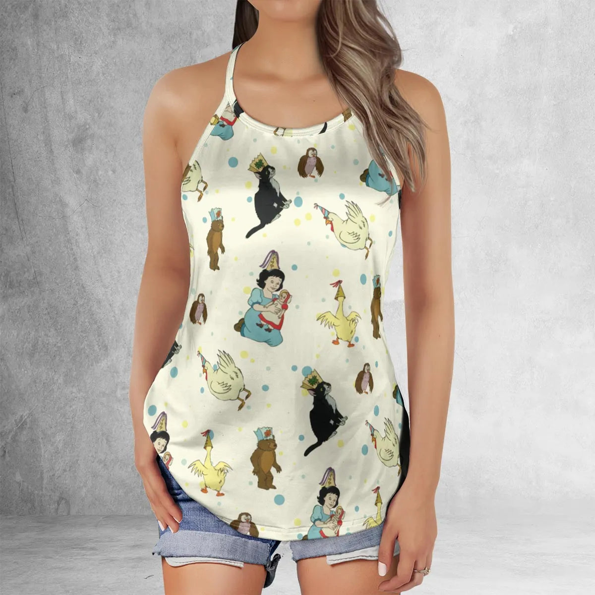 Criss Cross Tank Top - 2W5R7DVP