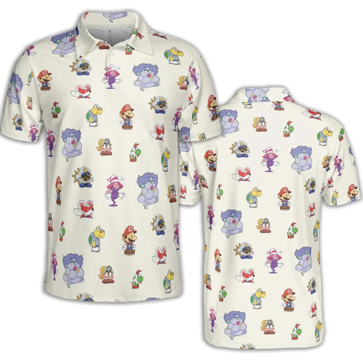 AOP Men/Women Polo Shirt - R44G4PCB