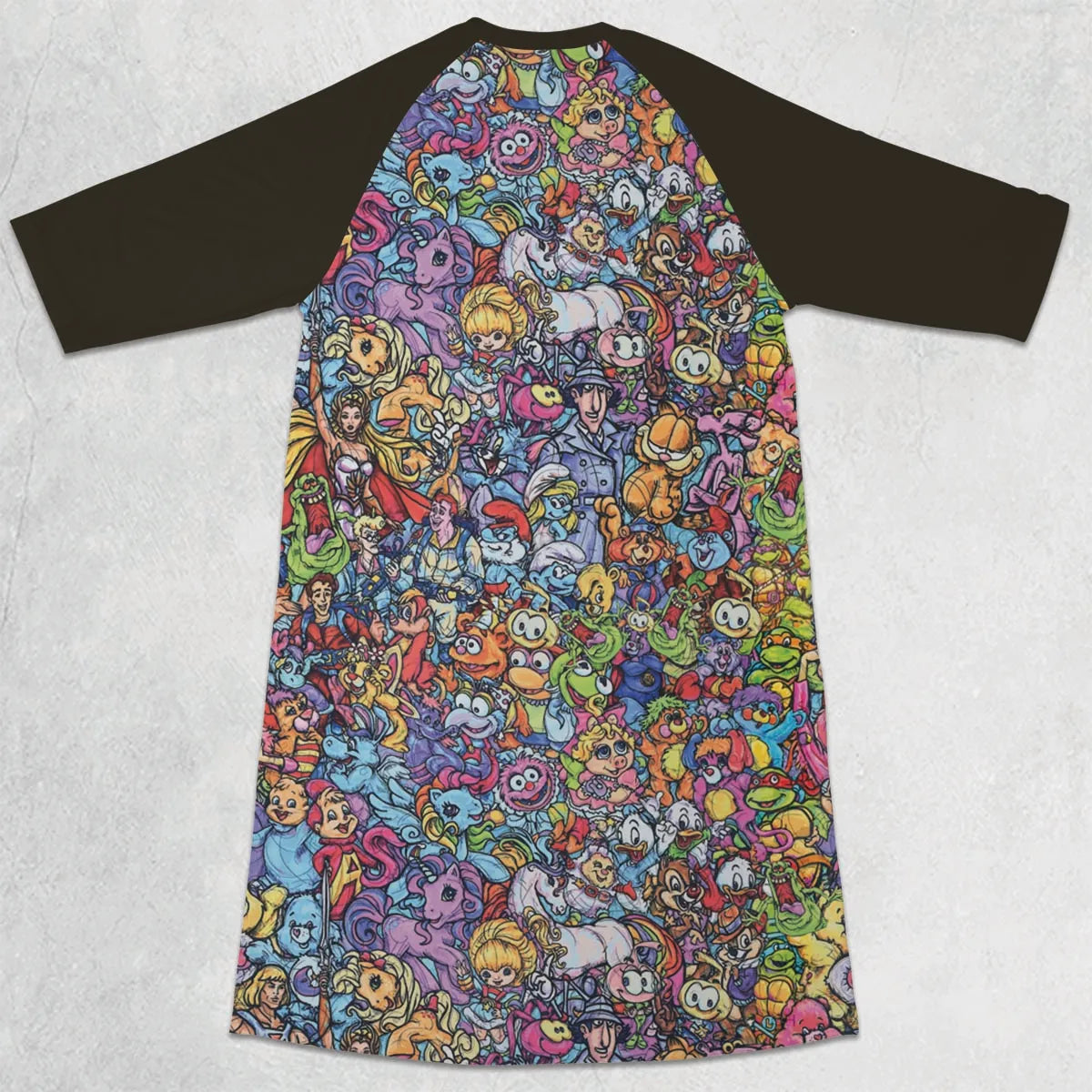 3/4 Sleeve Raglan Dress - H7X8YQX4