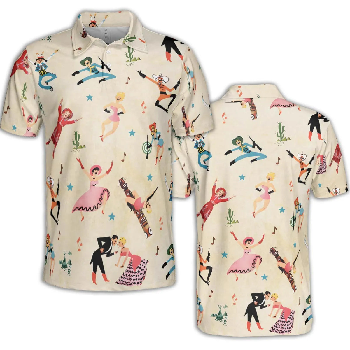 AOP Men/Women Polo Shirt - LKXVH8K3