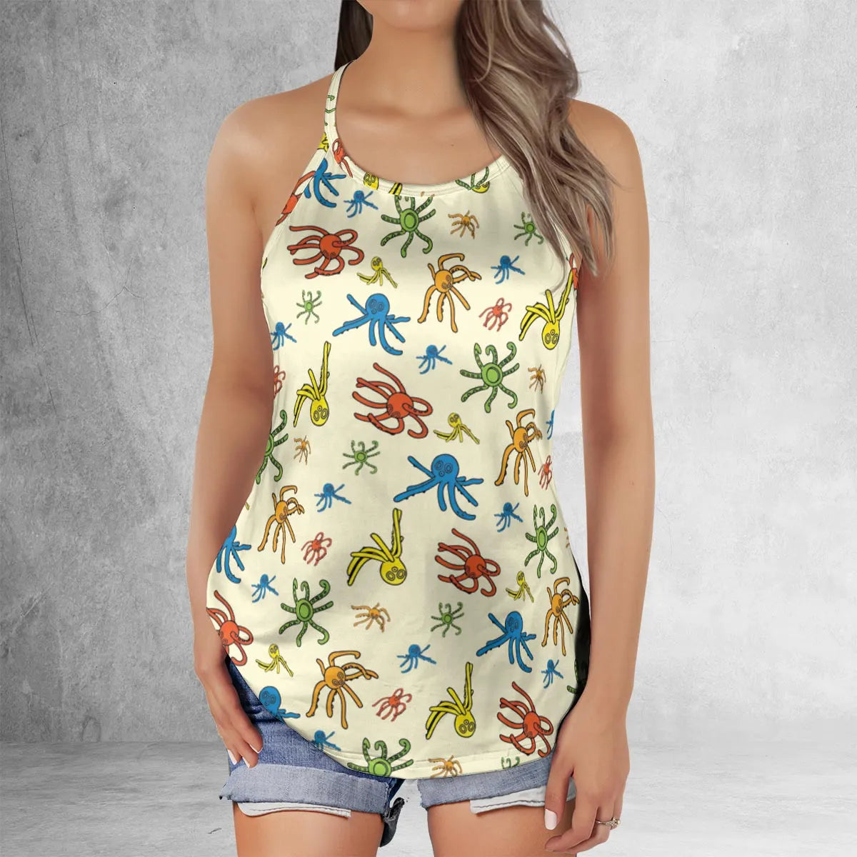 Criss Cross Tank Top - 4GR9A8BZ