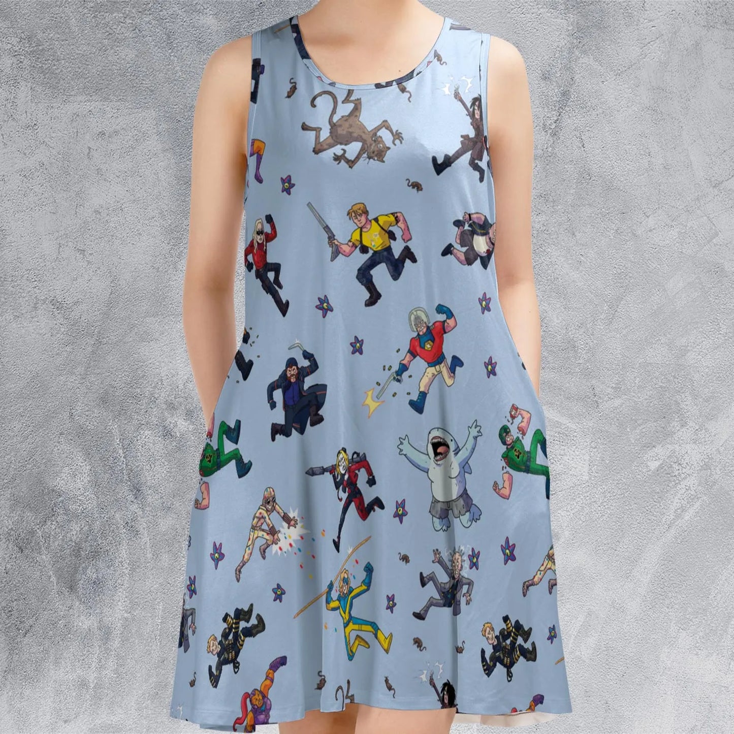 Sleeveless Dress - GVYYBUZT