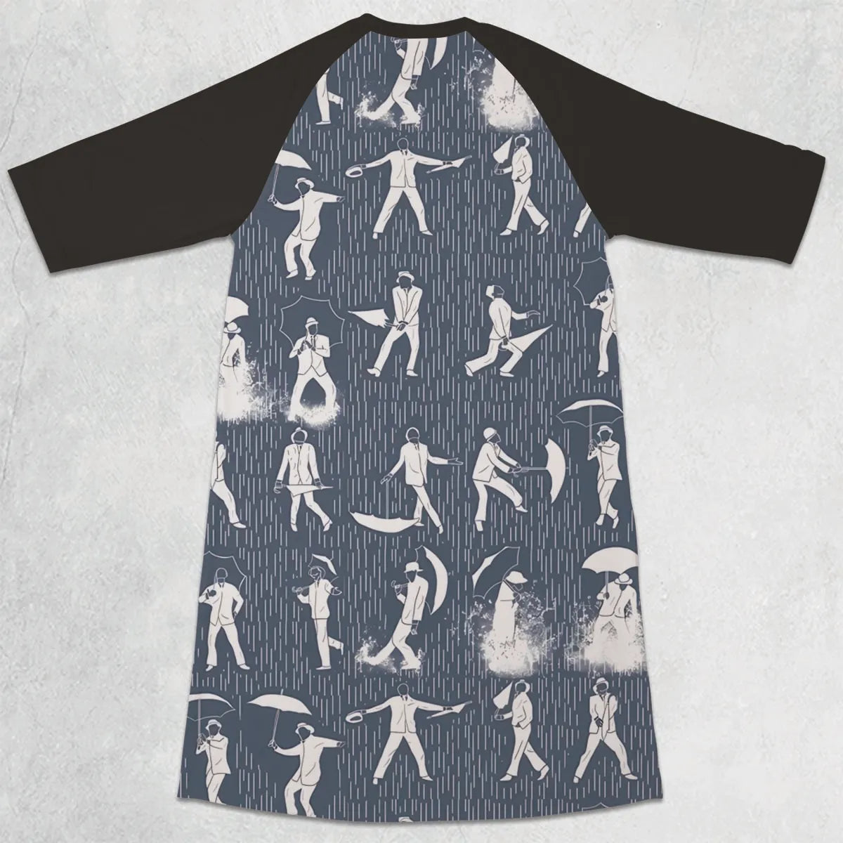 3/4 Sleeve Raglan Dress - Q852UTC4