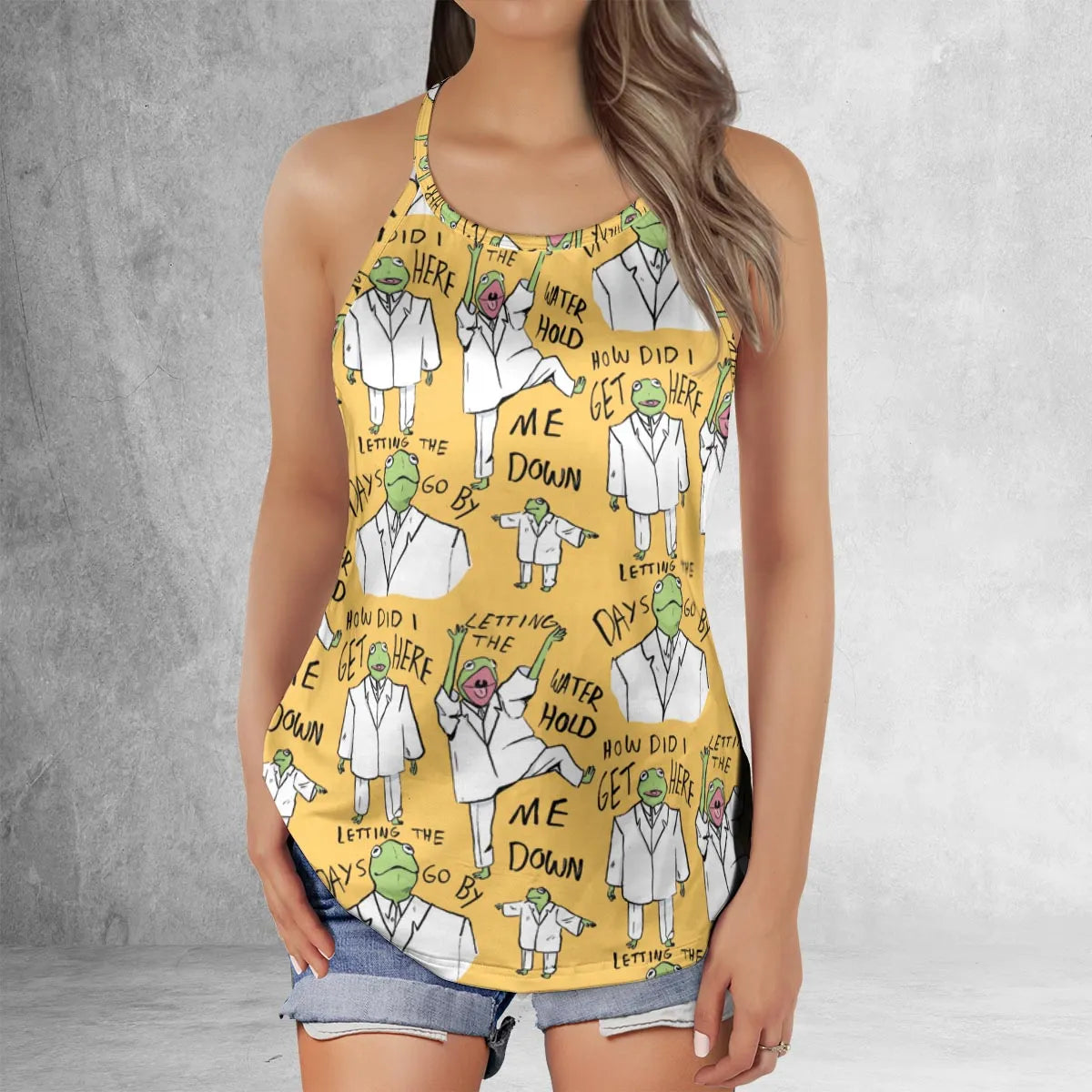 Criss Cross Tank Top - G6KU718N