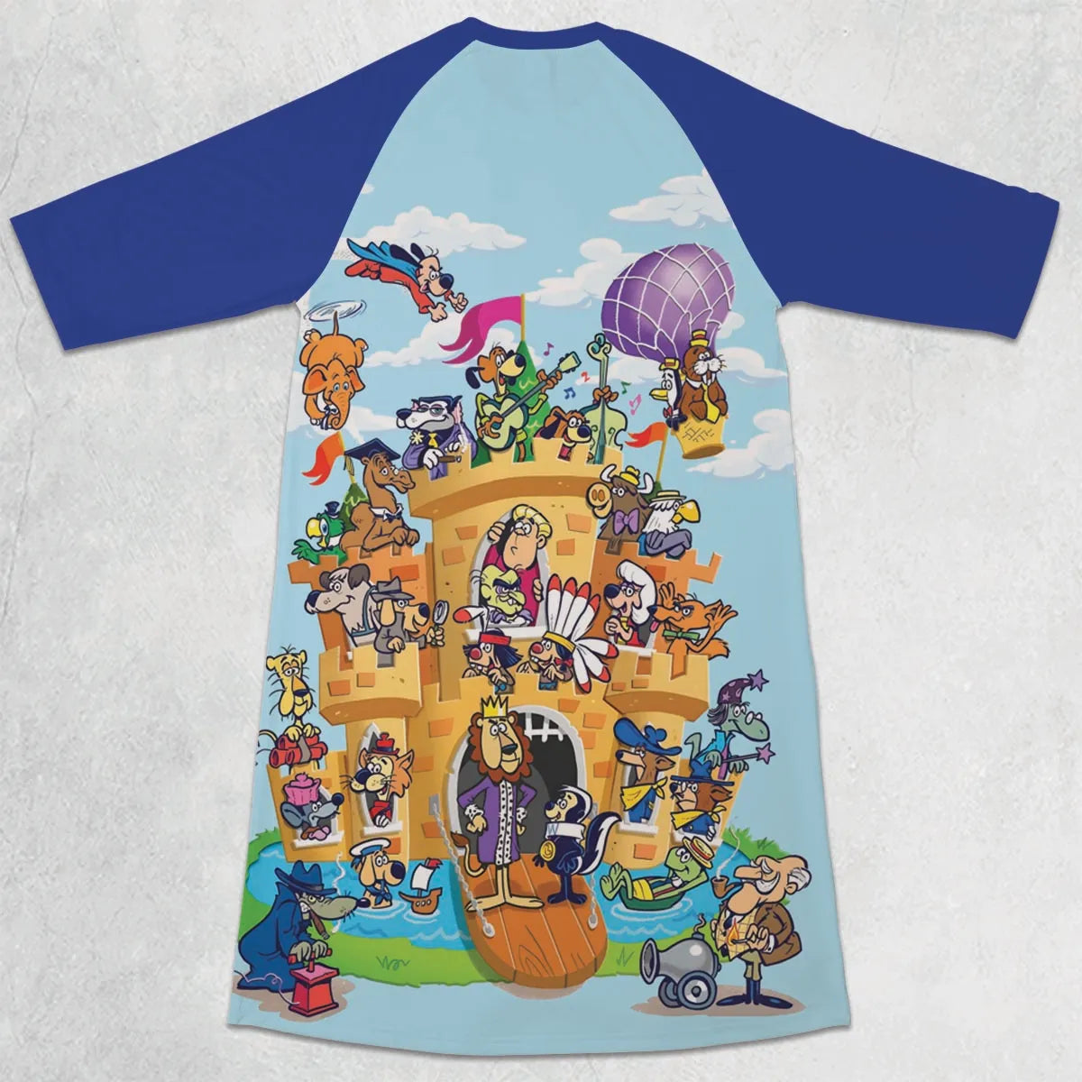 Classic Underdog 3/4 Sleeve Raglan Dress